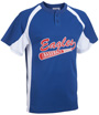 Line Drive Two Button Baseball Jersey